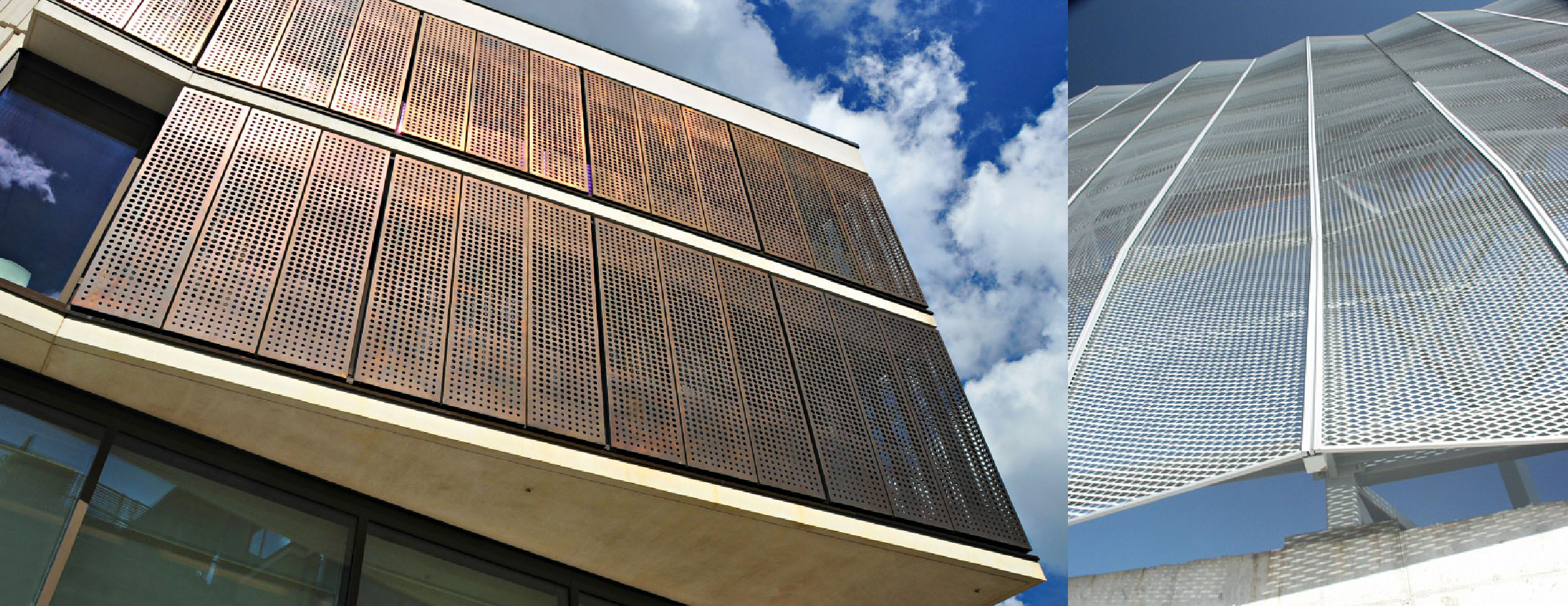 MESH (PERFORATED - EXPANDED) METAL FACADE CLADDINGS
